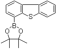 structure of CAS# 912824-84-1, 2-(4-Dibenzothienyl)-4,4,5,5-tetramethyl-1,3,2-dioxaborolane