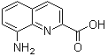 structure of CAS# 91289-36-0, 8-Amino-2-quinolinecarboxylic acid