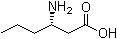 structure of CAS# 91298-66-7, (S)-3-Aminohexanoic acid;(3S)-(+)-3-Aminohexanoic acid