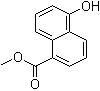 结构式 CAS# 91307-40-3, 5-羟基-1-萘甲酸甲酯