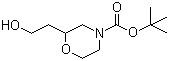 结构式 CAS# 913642-78-1, 2-(2-羟乙基)-4-吗啉羧酸叔丁酯