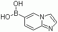 structure of CAS# 913835-63-9, Imidazo[1,2-a]pyridine-6-boronic acid;9-Azoindole-5-boric acid