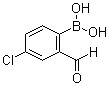 structure of CAS# 913835-76-4, 4-Chloro-2-formylphenylboronic acid