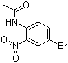 structure of CAS# 914223-24-8, N-(4-Bromo-5-methyl-6-nitrophenyl)acetamide