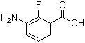 结构式 CAS# 914223-43-1, 2-氟-3-氨基苯甲酸