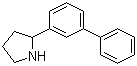 结构式 CAS# 914299-84-6, 2-(3-联苯基)吡咯烷