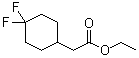 structure of CAS# 915213-54-6, 4,4-Difluorocyclohexaneacetic acid ethyl ester