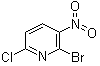 结构式 CAS# 91678-23-8, 2-溴-6-氯-3-硝基吡啶