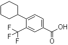 structure of CAS# 916806-97-8, 4-Cyclohexyl-3-trifluoromethylbenzoic acid
