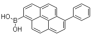 structure of CAS# 917380-58-6, 6-Phenylpyrene-1-boronic acid;B-(6-Phenyl-1-pyrenyl)boronic acid