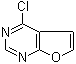 结构式 CAS# 918340-51-9, 4-氯呋喃并[2,3-d]嘧啶