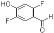 结构式 CAS# 918523-99-6, 2,5-二氟-4-羟基苯甲醛