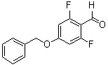 结构式 CAS# 918524-93-3, 4-苄氧基-2,6-二氟苯甲醛