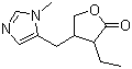 结构式 CAS# 92-13-7, 匹罗卡品