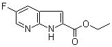 structure of CAS# 920978-95-6, Ethyl 5-fluoro-1H-pyrrolo[2,3-b]pyridine-2-carboxylate;5-Fluoro-1H-pyrrolo[2,3-b]pyridine-2-carboxylic acid ethyl ester