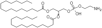 structure of CAS# 923-61-5, Dipalmitoyl phosphoethanolamine;1,2-Dipalmitoyl-sn-glycero-3-phosphoethanolamine; (R)-1-[[[(2-aminoethoxy)hydroxyphosphinoyl]oxy]methyl]ethane-1,2-diyl dihexadecanoate