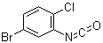 structure of CAS# 923693-67-8, 5-Bromo-2-chlorophenyl isocyanate;4-Bromo-1-chloro-2-isocyanatobenzene
