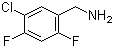 structure of CAS# 924818-16-6, 5-Chloro-2,4-difluorobenzylamine