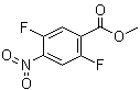 结构式 CAS# 924868-81-5, 2,5-二氟-4-硝基苯甲酸甲酯