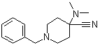 结构式 CAS# 92703-36-1, 4-(二甲基氨基)-1-(苯基甲基)-4-哌啶甲腈