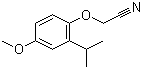 2-(4-Methoxy-2-isopropylphenoxy)acetonitrile molecular structure (CAS 927872-64-8)