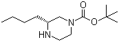 结构式 CAS# 928025-59-6, (3R)-3-丁基-1-哌嗪甲酸叔丁酯