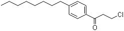 结构式 CAS# 928165-59-7, 3-氯-1-(4-辛基苯基)-1-丙酮