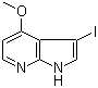 3-Iodo-4-methoxy-1H-pyrrolo[2,3-b]pyridine molecular structure (CAS 928653-75-2)