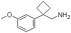 [1-(3-Methoxyphenyl)cyclobutyl]methylamine molecular structure (CAS 92902-95-9)