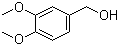 结构式 CAS# 93-03-8, 3,4-二甲氧基苄醇; 3,4-二甲氧基苯甲醇; 藜芦醇