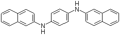 N,N'-Di-2-naphthyl-p-phenylenediamine molecular structure (CAS 93-46-9)
