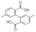 结构式 CAS# 93012-36-3, 5,5'-二甲基-[1,1'-联苯]-2,2'-二甲酸