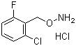 结构式 CAS# 93081-15-3, O-[(2-氯-6-氟苯基)甲基]羟胺盐酸盐