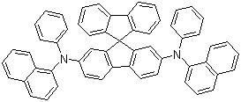 structure of CAS# 932739-76-9, N2,N7-Di-1-naphthalenyl-N2,N7-diphenyl-9,9'-spirobi[9H-fluorene]-2,7-diamine