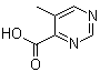 结构式 CAS# 933683-35-3, 5-甲基-4-嘧啶羧酸