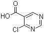 structure of CAS# 933686-33-0, 4-Chloropyrimidine-5-carboxylic acid