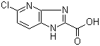 结构式 CAS# 933750-74-4, 5-氯-1H-咪唑并[4,5-b]吡啶-2-甲酸