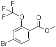 结构式 CAS# 933785-18-3, 4-溴-2-(三氟甲氧基)苯甲酸甲酯