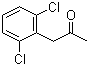structure of CAS# 93457-06-8, 1-(2,6-Dichlorophenyl)-2-propanone;(2,6-Dichlorophenyl)-2-propanone
