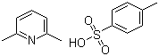 结构式 CAS# 93471-41-1, 2,6-二甲基吡啶对甲苯磺酸盐
