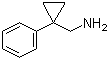 structure of CAS# 935-42-2, (1-Phenylcyclopropyl)methylamine;(1-Phenylcyclopropyl)methanamine