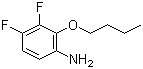 structure of CAS# 935251-05-1, 2-Butoxy-3,4-difluoroaniline;2-Butoxy-3,4-difluorobenzenamine