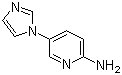 structure of CAS# 935547-73-2, 5-(1H-Imidazol-1-yl)-2-pyridinamine
