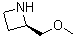 structure of CAS# 935668-82-9, (2R)-2-(Methoxymethyl)azetidine