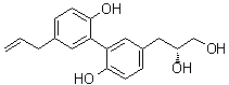 structure of CAS# 93673-81-5, Magnolignan A;5-[(2R)-2,3-Dihydroxypropyl]-5'-(2-propen-1-yl)-[1,1'-biphenyl]-2,2'-diol