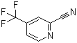 structure of CAS# 936841-69-9, 2-Cyano-4-(trifluoromethyl)pyridine;4-(Trifluoromethyl)pyridine-2-carbonitrile