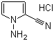 结构式 CAS# 937046-97-4, 1-氨基-1H-吡咯-2-甲腈盐酸盐