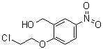 structure of CAS# 937273-30-8, 2-(2-Chloroethoxy)-5-nitrobenzenemethanol
