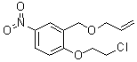结构式 CAS# 937273-31-9, 2-(烯丙基氧基甲基)-1-(2-氯乙氧基)-4-硝基苯