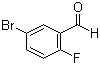 结构式 CAS# 93777-26-5, 5-溴-2-氟苯甲醛; 2-氟-5-溴苯甲醛